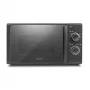 CASO M20 EASY 03309 Microondas solo, 20 L, 700 W, temporizador de 35 minutos, Negro/Gris