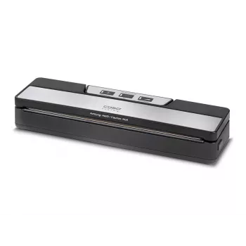 CASO VR 190 Advanced envasadora al vacío – 100 W, control de temperatura, doble soldadura, negra