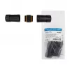 Acoplador de exterior CAT6a IP68 RJ45 hembra a hembra conector Ethernet apantallado