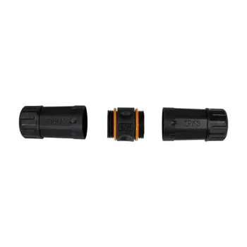 Acoplador de exterior CAT6a IP68 RJ45 hembra a hembra conector Ethernet apantallado