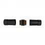 Acoplador de exterior CAT6a IP68 RJ45 hembra a hembra conector Ethernet apantallado