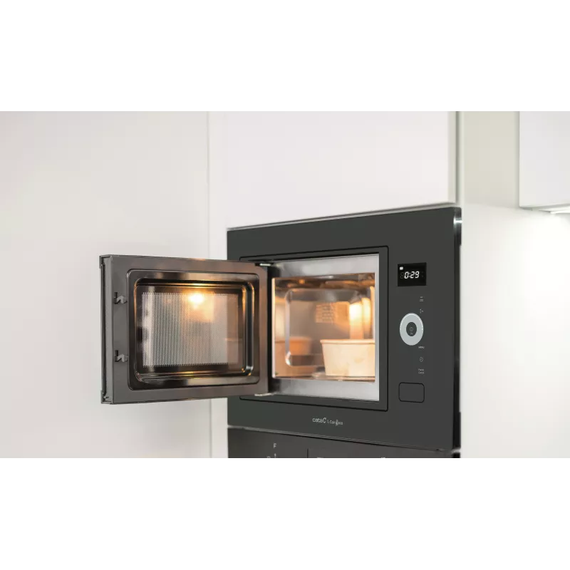 CATA MC B250 DT GBK 07510316 microondas integrable, 25 L, 900 W, grill 1200 W, negro