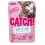 CATCH Pescado blanco y zanahoria en salsa Comida húmeda para gatos, 85 g sobre