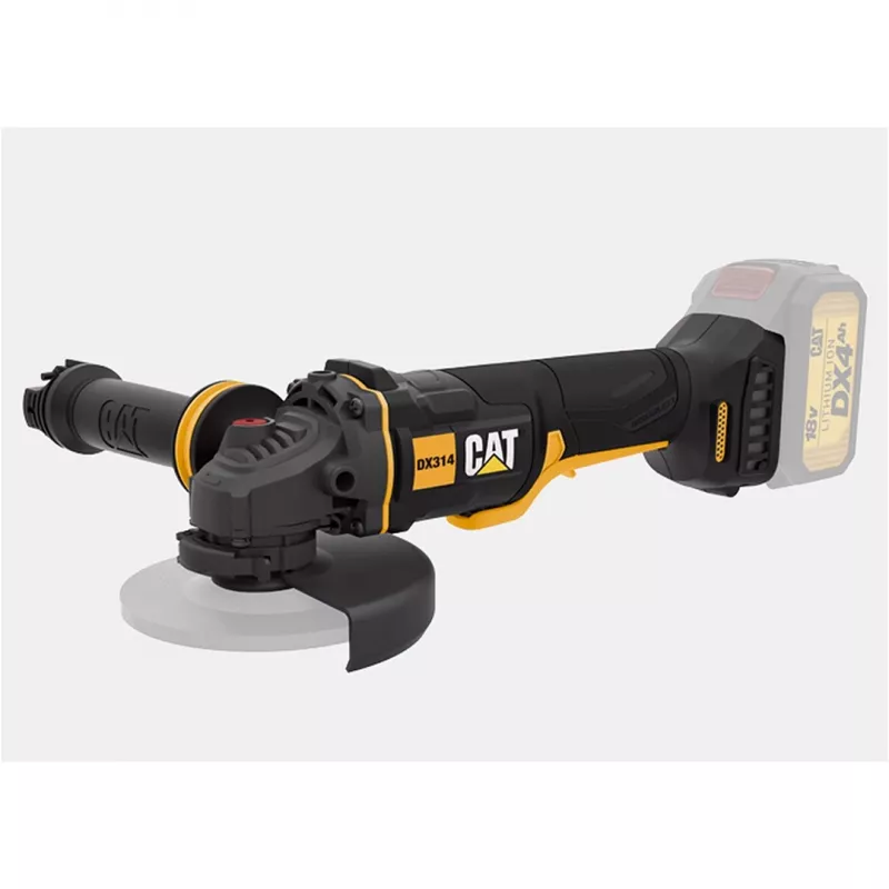 CATERPILLAR Amoladora angular a batería DX314B herramienta básica 18V 125 mm sin escobillas