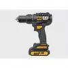 CATERPILLAR DX12 Atornillador-taladro inalámbrico sin escobillas 18V Set 2x2,0Ah Li-Ion