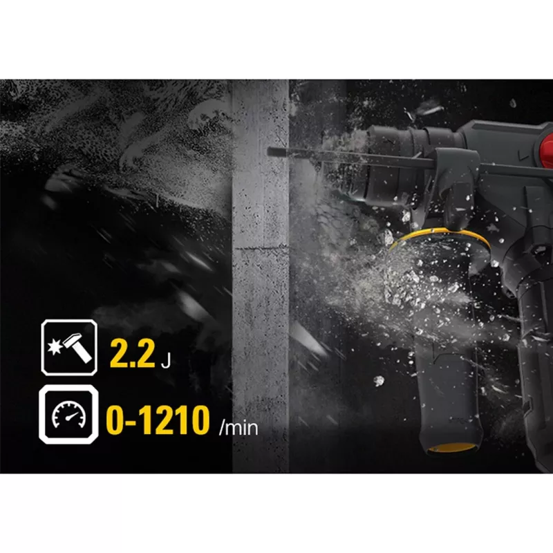 Caterpillar DX21B Martillo perforador SDS-Plus (herramienta sin batería ni cargador) 18V sin escobillas