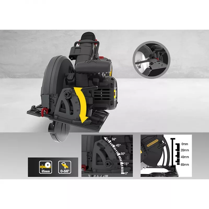 Caterpillar DX53B sierra circular de batería (solo herramienta) 18V 165mm