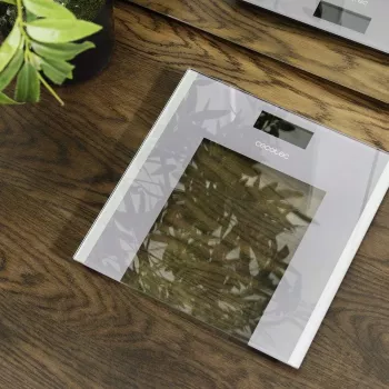 Báscula de baño Cecotec Surface Precision Healthy peso máximo 180 gris/transparente