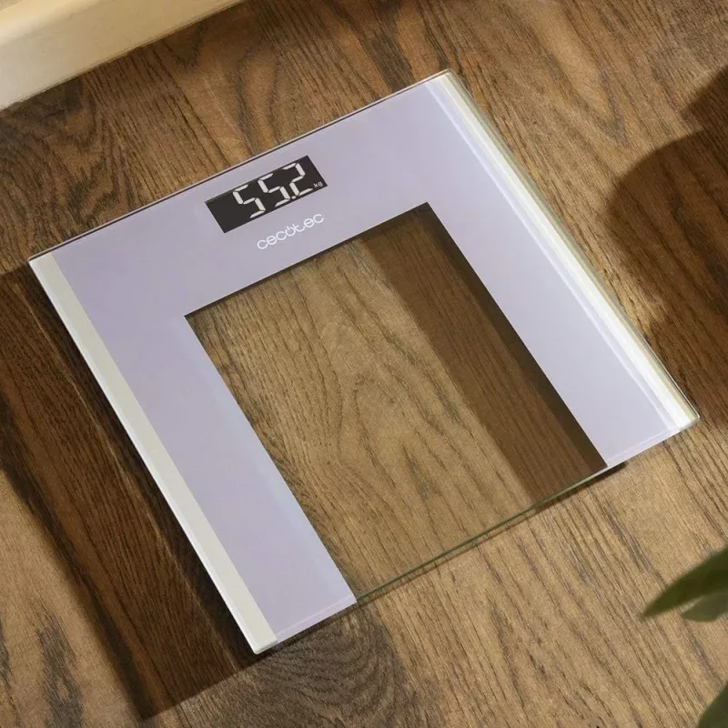 Báscula de baño Cecotec Surface Precision Healthy peso máximo 180 gris/transparente