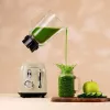 Cecotec Mixer Power Black Titanium RetroGreen, 1200 W, 1,5 L jarra de vidrio, Verde