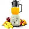 Cecotec Mixer Power Black Titanium RetroGreen, 1200 W, 1,5 L jarra de vidrio, Verde