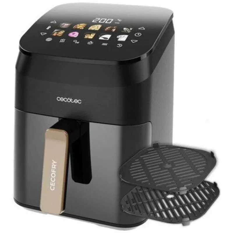 Cecotec Cecofry&Grill Smokin' 4500 freidora de aire, negro