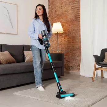 Cecotec Conga Rockstar 2500 Thunder Pet Flex aspirador con cable 400W 33,6V 65min negro/azul