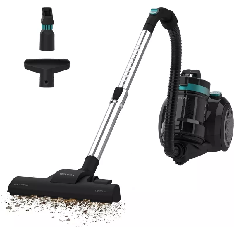 Cecotec Conga Rockstar Cyclonic Plus aspirador sin bolsa 800W 2L Negro