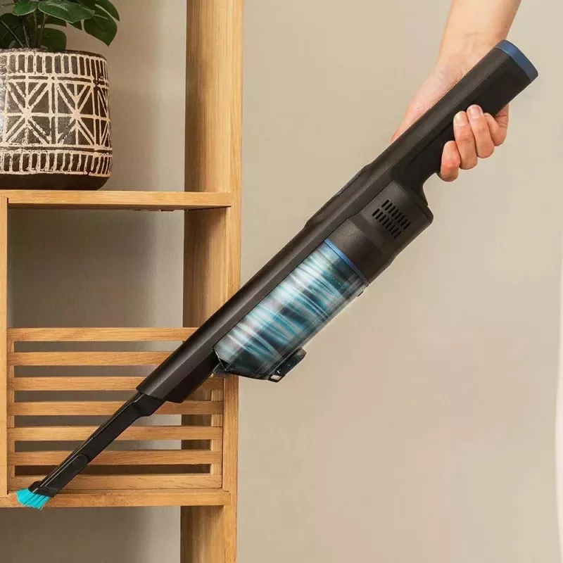 Cecotec Conga Rockstar Micro+ Animal aspirador de mano con batería, 200 W, 16,8 V, 40 min de autonomía, Negro