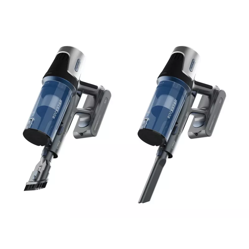 Cecotec Conga Rockstar P50 X-Treme Aspirador de mano con batería, 400 W, 33,6 V, 60 min de autonomía, Negro/Azul