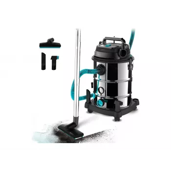 Cecotec Conga Rockstar Wet & Dry Steel Max Pro aspirador con cable 1600 W 220-240 V Plata/Negro