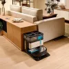 Robot aspirador Cecotec Conga Z100, aspiración en húmedo y en seco, 20000 Pa, 320 min de autonomía, 5200 mAh, depósito de polvo de 3 L, Negro