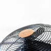 Cecotec EnergySilence 600 WoodDesk ventilador de mesa, ventilador de sobremesa, 40 W, diámetro 30 cm, 3 velocidades, oscilación, beige/negro