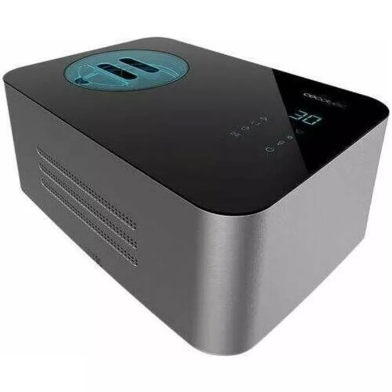 CECOTEC Gelacy 1500 Touch Máquina de helados, 1,5 l, 150 W, Compresor, Panel táctil, Acero inoxidable