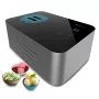 CECOTEC Gelacy 1500 Touch Máquina de helados, 1,5 l, 150 W, Compresor, Panel táctil, Acero inoxidable