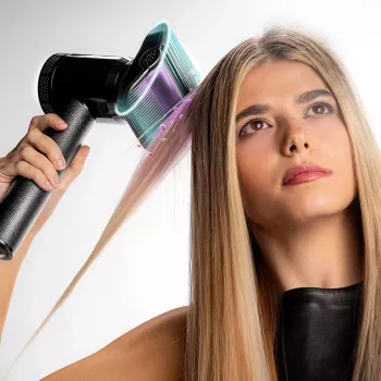 Secador de pelo Cecotec DryGlam Waves i-Sensor Pro 1600 W negro con difusor