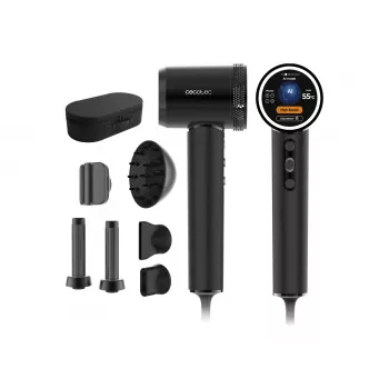 Secador de pelo Cecotec DryGlam Waves i-Sensor Pro 1600 W negro con difusor
