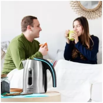 Cecotec Hervidor ThermoSense 220 Steel Eléctrico 1630 W 1,2 L Acero inoxidable Base giratoria 360°