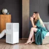 Cecotec Aire acondicionado móvil ForceClima 7550 Style Connected, 7000 BTU/h, blanco, Wi-Fi, mando a distancia