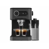 Cecotec Power Espresso 20 Pro Latte Cafetera, 20 bares de presión, espumador de leche integrado, semiautomática, Negra, 1350 W