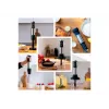 Batidora de mano Cecotec Power TitanBlack 1200 XL PerfectCream&Crush, 1200 W, acero inoxidable/negro