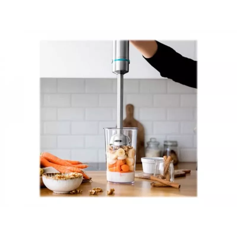 Batidora de mano Cecotec Power TitanBlack 1200 XL PerfectCream&Crush, 1200 W, acero inoxidable/negro