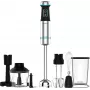 Batidora de mano Cecotec Power TitanBlack 1200 XL PerfectCream&Crush, 1200 W, acero inoxidable/negro
