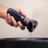 Cecotec Afeitadora PrecisionCare Aluminium Pro, autonomía 80 min, en húmedo y en seco, azul