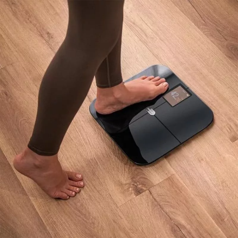 Cecotec Surface Precision HealthySmart báscula de baño con IMC y análisis corporal, capacidad 180 kg, Bluetooth, negra