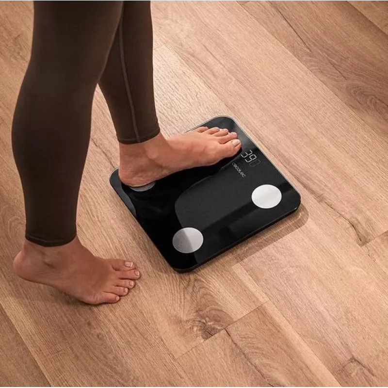 Cecotec Surface Precision Smart Báscula de baño 180 kg negra