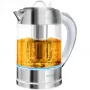 CECOTEC ThermoSense 370 Clear Hervidor de agua (Acero inoxidable/Transparente, 2200 W, 1,7 L)