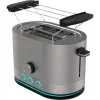 CECOTEC Tostadora Shine&Toast Double (acero inoxidable, 850 W, 2 rebanadas)