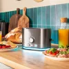 CECOTEC Tostadora Shine&Toast Double (acero inoxidable, 850 W, 2 rebanadas)