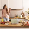 Cecotec Tostadora Toast&Taste 800 Vintage 850 W 2 ranuras Acero inoxidable Verde claro