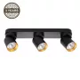 Lámpara de techo Tunis 3xGU10 ML9937 negro/oro