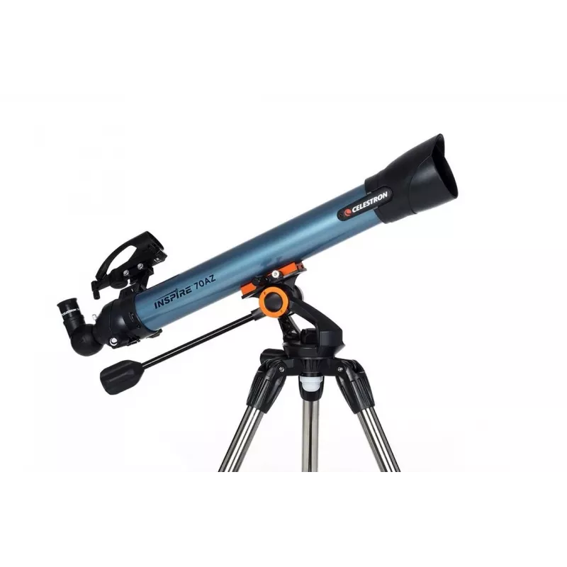 Celestron Inspire 70AZ telescopio refractor 35 aumentos negro, azul