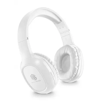 Cellularline Music & Sound Auriculares Bluetooth BASIC Blanco - Auriculares on-ear con micrófono