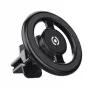 CELLY GHOSTMAGPRO Soporte para móvil MagSafe – Soporte magnético para rejilla de ventilación, rotación 360°, negro (GHOSTMAGPROBK)