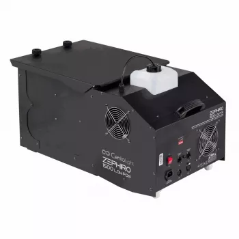 CentoLight Zephiro 1500 máquina de niebla baja - generador de niebla de suelo de 1500W con DMX, mando a distancia por radio, depósito de 2,5L