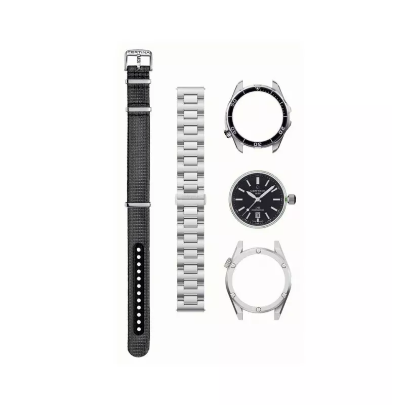 CERTINA DS Action Diver Automatic 43mm esfera negra correa NATO C041407190510