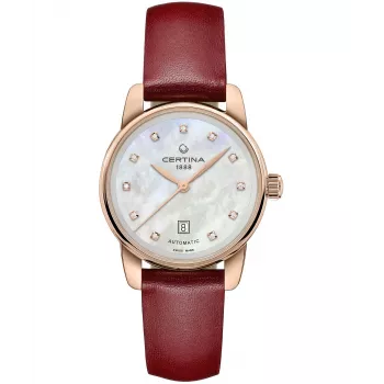 CERTINA DS Caimano Reloj mujer 29mm acero inoxidable esfera nácar