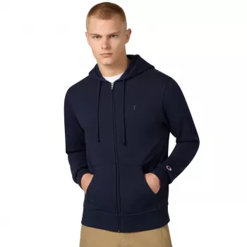 Champion Sudadera con capucha full zip azul marino 220786 BS501 XL