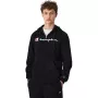 Champion Sudadera con capucha de cremallera completa para hombre Negro 220255 KK001 S