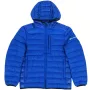 Chaqueta sudadera con capucha y cremallera completa Champion Powerblend Fleece Hombre Azul 220340 BS008 M